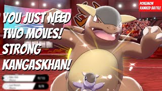 Ranked Battle Series 10 12 Kangaskhan Needs just 2 Moves Pokémon Sword and Shield [upl. by Ysle226]