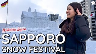 Snowy Spectacle in Sapporo Discover Japans Winter Masterpieces ❄️ Sapporo Snow Festival 2024 [upl. by Eiral]