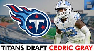 Tennessee Titans Select LB Cedric Gray From North Carolina In 4th Round of 2024 NFL Draft  Analysis [upl. by Aikemot]