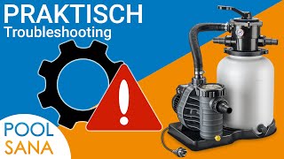 Praktisch POOLSANA Troubleshooting Sandfilteranlage [upl. by Arand228]