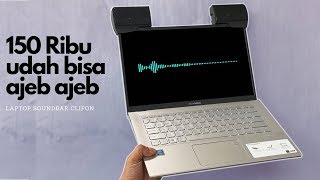 Laptop Anda Suaranya Kurang Nendang  Pasang ini aja  Murah Cuma 150rb  Bentuknya Lucu  Unik [upl. by Elison]