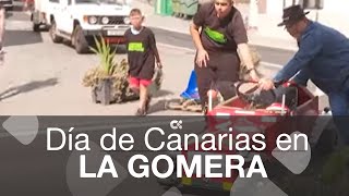 Artesanía gomera y los carros de Hermigua para el Día de Canarias [upl. by Neih654]