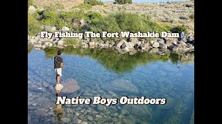 Fly Fishing The Fort Washakie Dam [upl. by Adeehsar387]