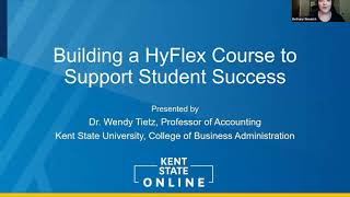 Building a HyFlex Course to Support Student Success [upl. by Lledualc]