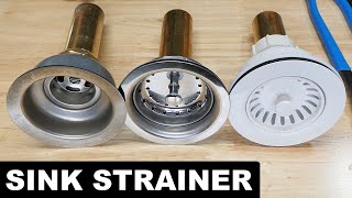 How to Replace a Kitchen Sink Strainer [upl. by Durwood]