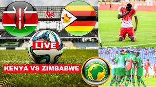 Kenya vs Zimbabwe 00 Live African Cup Nations Afcon Qualifiers Football Match Score Highlights 2024 [upl. by Salesin]