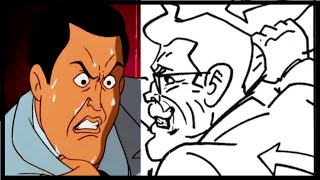 Two Face Part 1 Act 1 Partial Storyboards Animatic  Batman The Animated Series [upl. by Nav]