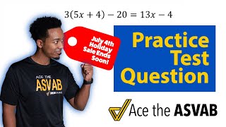 ASVAB Math Knowledge  Practice Test Question Problem and Solution [upl. by Akimihs744]