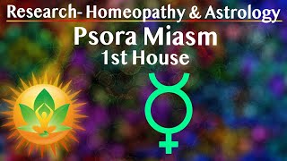 Research Astrology amp Homeopathy Psora 1st House amp Planets [upl. by Saihtam]