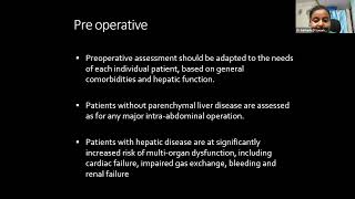 Anesthesia for Hepatectomy and hepatobiliary oncosurgery [upl. by Pallas]