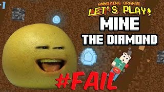 Grapefruit FAILS  MINE THE DIAMOND Tobuscus iOS Game [upl. by Amalea]