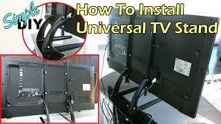 How To Install Universal TV Stand [upl. by Gladis]