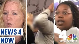 Mom Attacked on the Subway Over Son’s Costume Comments  News 4 Now [upl. by Elletnahc]