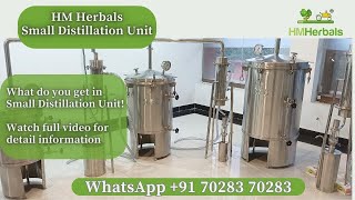 Small Distillation unit kits explanatory video in Hindiस्माल डिस्टिलेशन यूनिट एक्सेसरीज जानकारी [upl. by Havot]