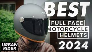 BEST FULL FACE MOTORCYCLE HELMETS 2024 [upl. by Nanda]