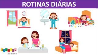 ROTINAS DIARIAS PARA CRIANÇAS  VIDEO EDUCATIVO INFANTIL [upl. by Mitchel]