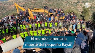 Marruecos llora la muerte del pequeño Rayan el Vaticano elogia esfuerzo de rescate [upl. by Parthenia]