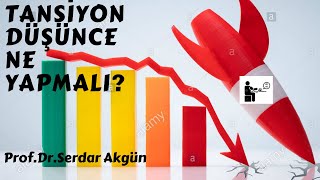 Tansiyon düşünce ne yapmalı PorfDrSerdar Akgün Sağlık Videoları [upl. by Rosalinda]