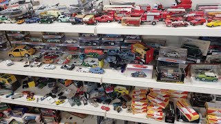 Lets search for Diecast Cars in the biggest Diecast Car store in the world Toms [upl. by Hosea]