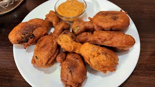 Monsoon Special recipe Chicken bhajji first time on u tube ❤️ must try [upl. by Eneiluj275]