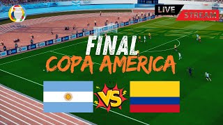 🔴 LIVE STREAM FINALS ARGENTINA VS COLOMBIA ⚽ COPA AMERICA 2024 ⚽ Watch Match LIVE Today Now [upl. by Naivad]