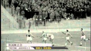 Serie A 19531954 18° giornata Triestina  Juventus 22 31011954 [upl. by Koblas]