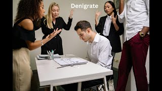 Denigrate Word explanation with meaning examples and image [upl. by Gosney899]