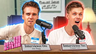 Joe Sugg and Caspar Lee Discuss Getting Engaged New YouTubers and Dating Fans [upl. by Adiuqal108]