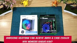 Unboxing dan pemasangan Heatsink FAN Alseye AM90 Case Cooler NYK Nemesis [upl. by Altman367]