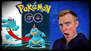 EWOLUCJA W FERALIGATRA OSTATNIA FORMA TOTODILE W POKEMON GO [upl. by Neelyk61]