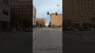 The street was blocked due to construction Davenport Iowa West 2nd Street [upl. by Bertero]