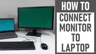 How To Connect A Second Monitor To Your Laptop  Using HDMI Cable  STEP BY STEP TUTORIAL [upl. by Irbmac]