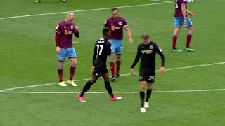 HIGHLIGHTS SCUNTHORPE UNITED 1 WIGAN ATHLETIC 2  07102017 [upl. by Niassuh]