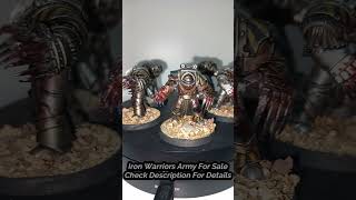 Iron Warriors Cataphractii Terminators slpminis 40k warhammer40k warhammerminiatures miniature [upl. by Koosis]