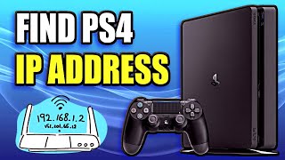 How to find your PS4 IP ADDRESS Easy Method [upl. by Enneillij]