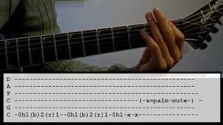 Slipknot The Negative One  Guitar Lesson [upl. by Olnek]