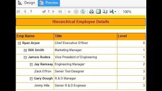 SSRS  How to Create Recursive Report [upl. by Koal]