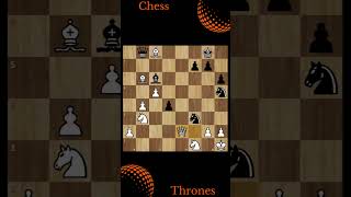 Brilliant move Knights Mate 🔥 chess [upl. by Merp]