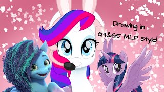 Drawing in G4G5 MLP Style [upl. by Deegan]