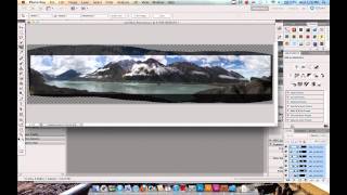 How To Create A Panorama In Adobe Photoshop CS5 with Photomerge and Content Aware Fill [upl. by Rego]