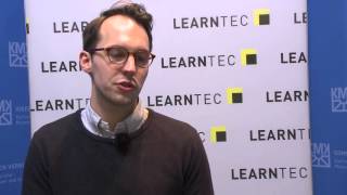 Moritz Schulz von webcampus im Gespräch auf der LEARNTEC 2016 [upl. by Silloc760]