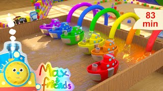 Learn Letters Chain Reactions Physics Recycling and more  7 Cartoons with Max and Friends [upl. by Anayad]