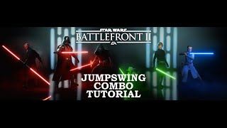 Jump SwingJump HookJump Attack Combo Tutorial  All Lightsabers  Battlefront 2 [upl. by Leirum]