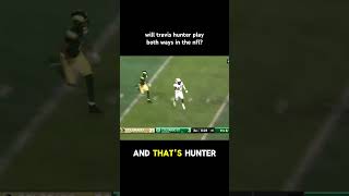 CRAZY travis hunter interception he goes both ways against colorado state  college football [upl. by Yerd]