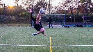 FALLRÜCKZIEHER amp VOLLEY FUßBALL CHALLENGE  BESTRAFUNGEN [upl. by Feil]