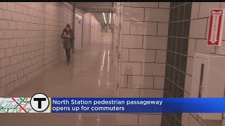 North Station Pedestrian Passageway Opens Up For Commuters [upl. by Gherlein]