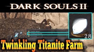 Dark Souls 2  How To Farm Twinkling Titanite [upl. by Emoreg]