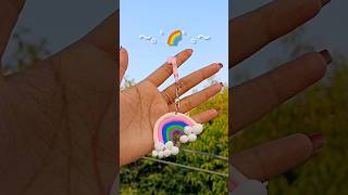 super cley keychain 🌈 2024 diy trending clay keychain [upl. by Brigette]