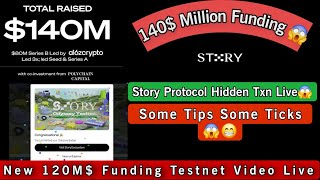 Story protocol Testnet 140M 😱😱😱 testnetairdrop testnet tikcs [upl. by Chow]