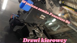 Wymiana zamka drzwi kierowcy Passat b6 [upl. by Riamo]